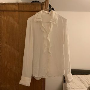 Aritzia Ruffle Blouse